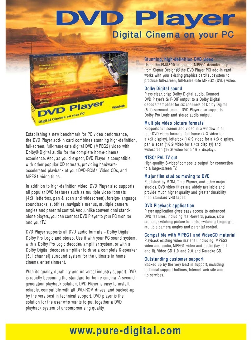 Imagination Technologies DVD Player quick guide