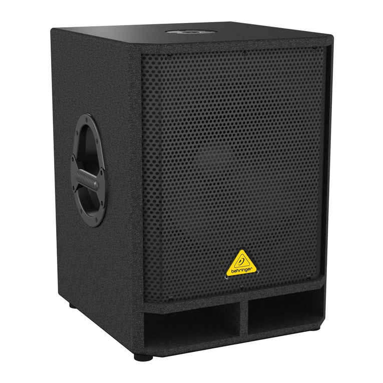 Behringer Eurolive VQ1500D manual&nbsp;