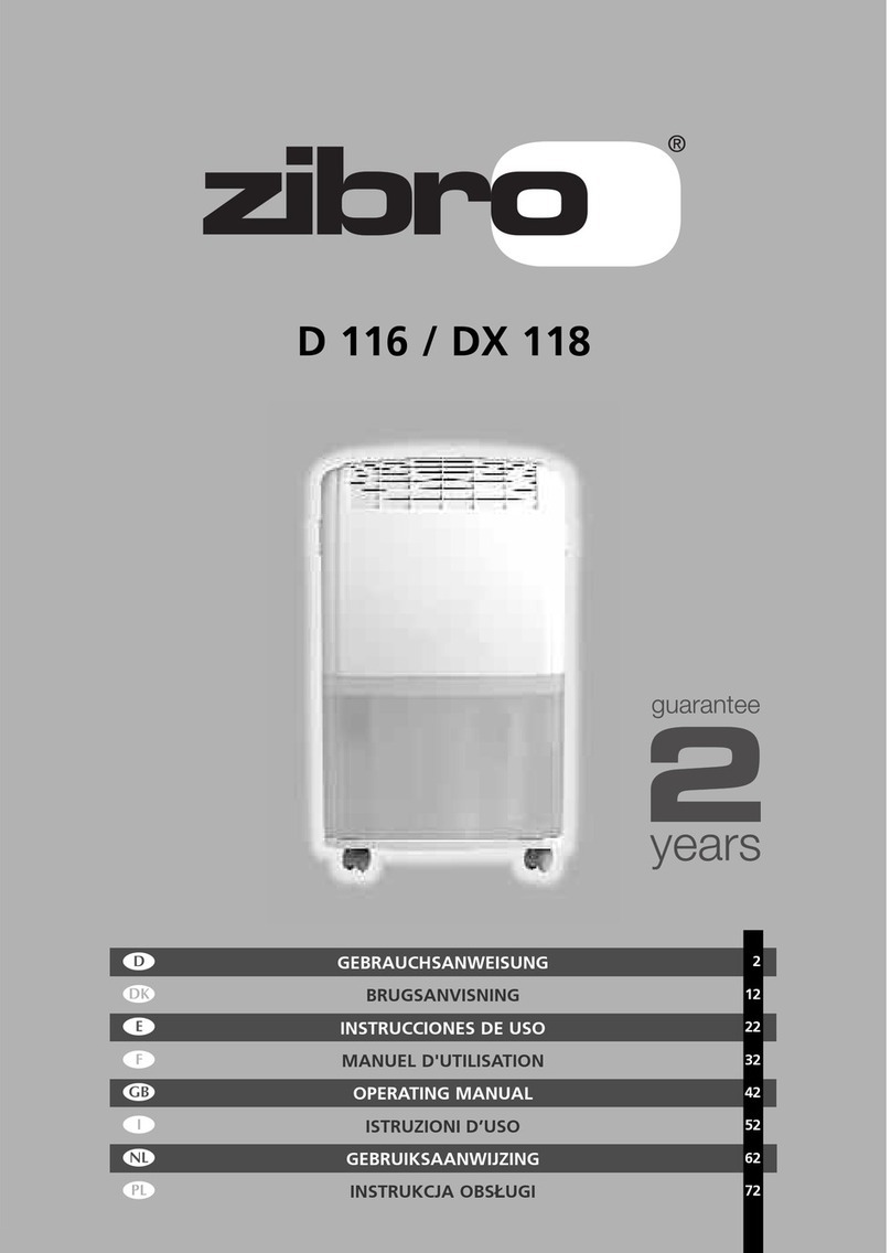 Zibro D116 operating manual