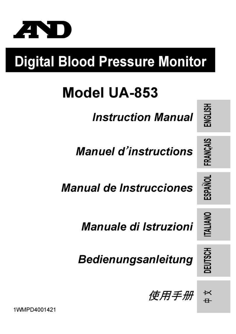 A&D UA-853 User manual
