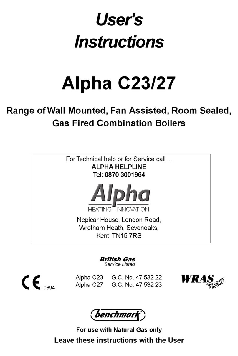 Alpha Alpha C23 User instructions