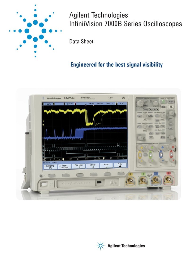 Agilent Technologies InfiniiVision 7000B Series User manual