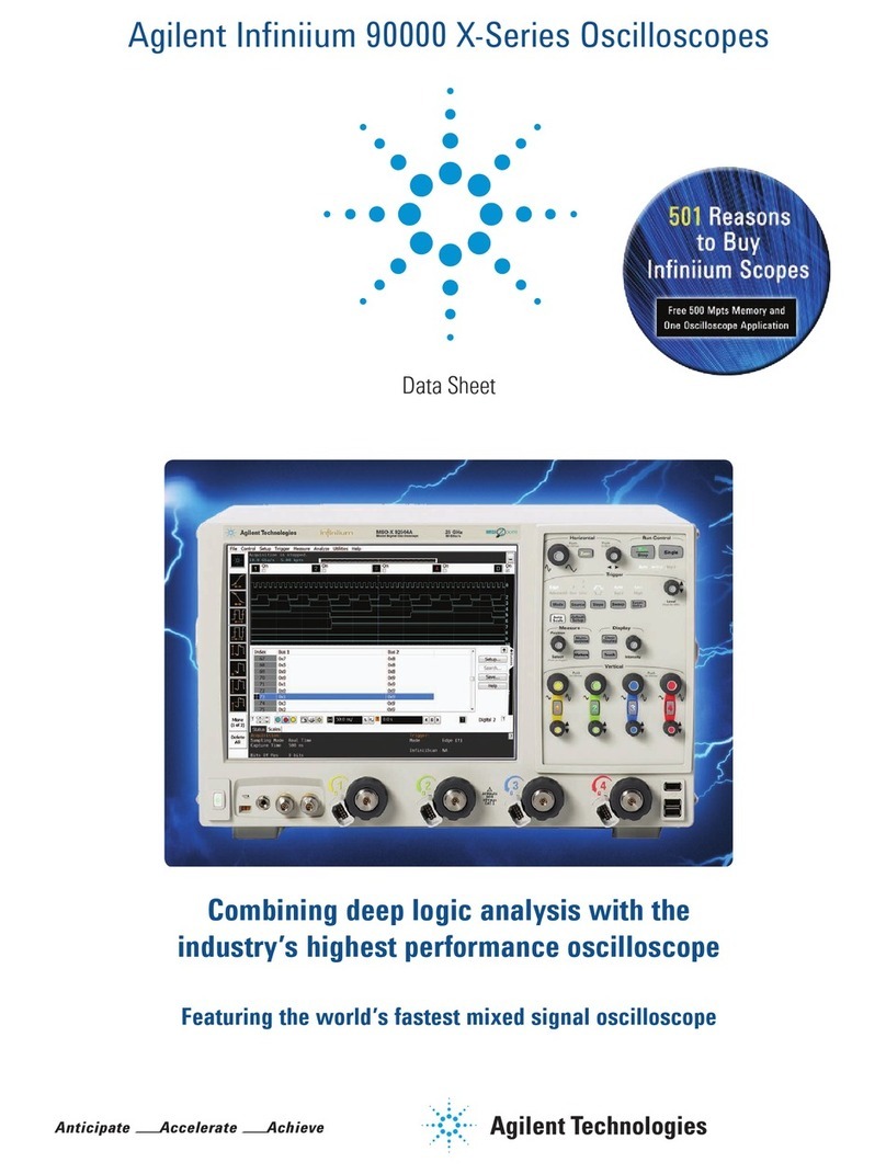 Agilent Technologies Infiniium 90000 X User manual Agilent Technologies Infiniium 90000 X User manual