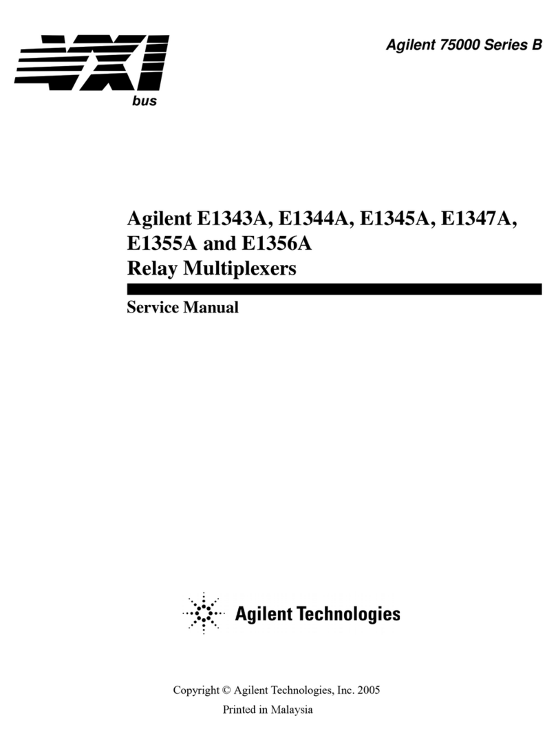 Agilent Technologies E1343A Service manual