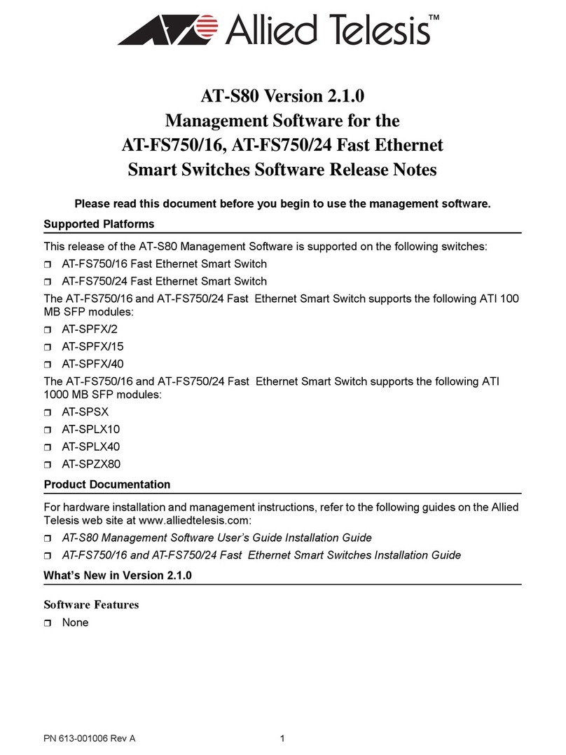 Allied Telesis WebSmart AT-FS750/16 How to use