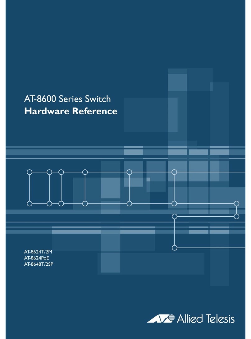 Allied Telesis AT-8600 Series Application guide Allied Telesis AT-8600 Series Application guide