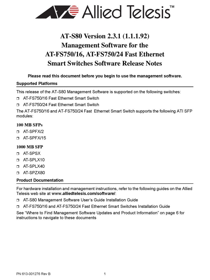 Allied Telesis WebSmart AT-FS750/16 How to use