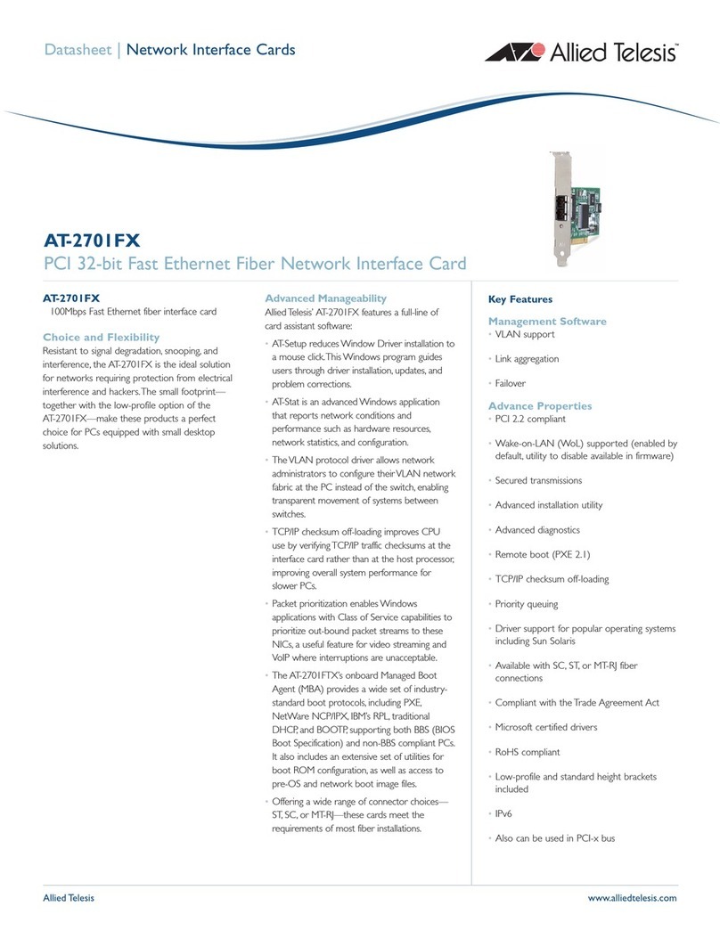 Allied Telesis AT-2701FX datasheet