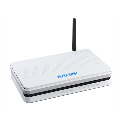 Billion BiPAC 7300 RA User manual
