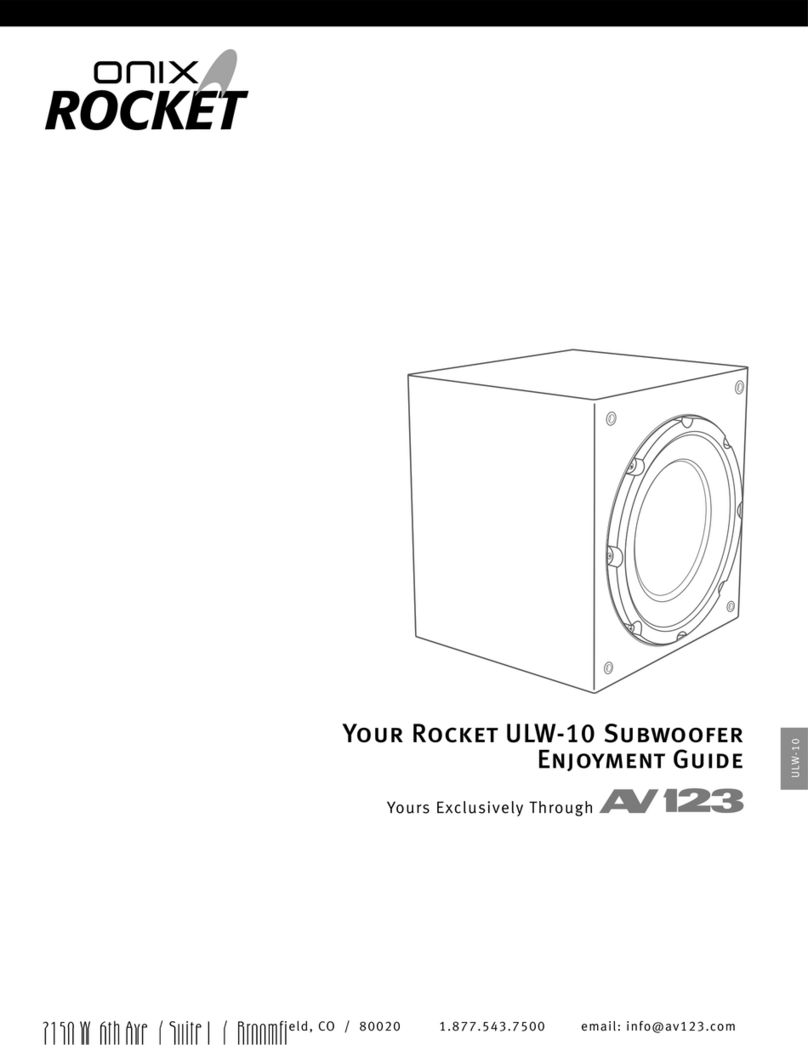 AV123 Onix Rocket ULW-10 Enjoyment guide