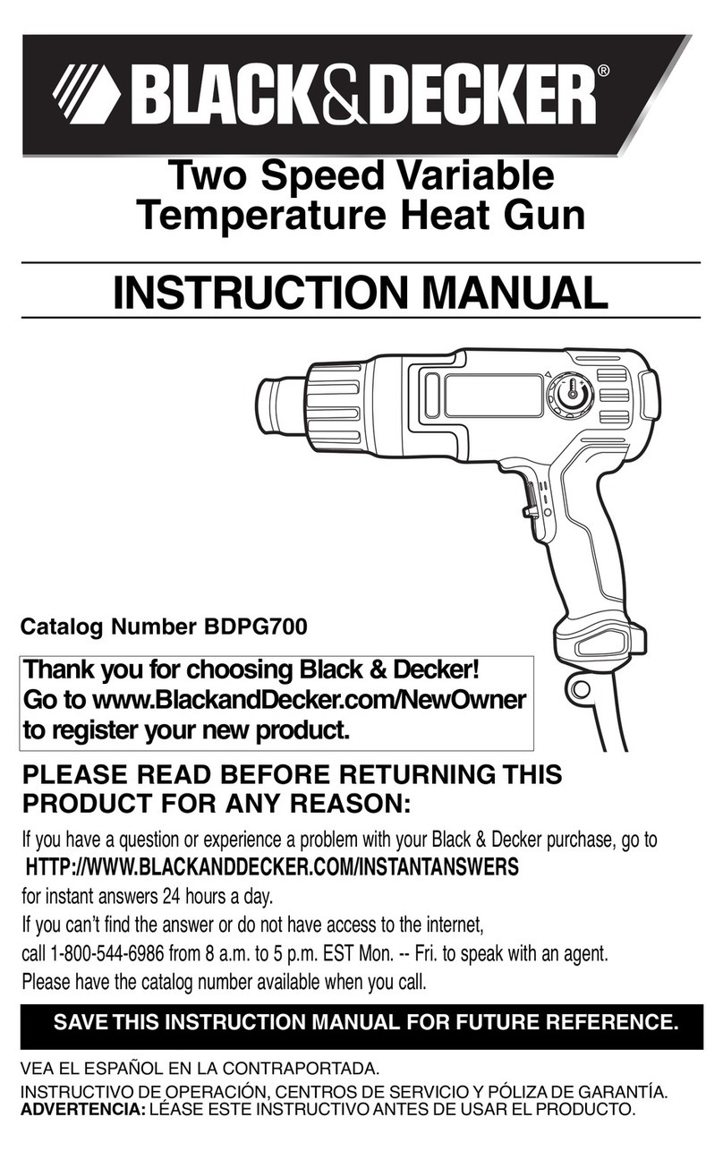 Black & Decker BDPG700 User manual