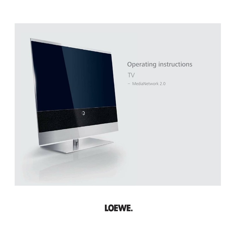 Loewe TV User manual
