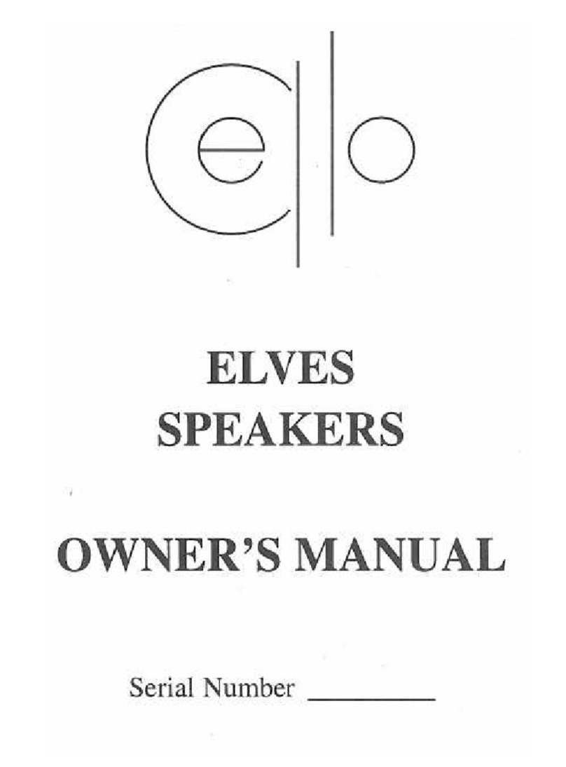 Cello Elves Speakers User manual
