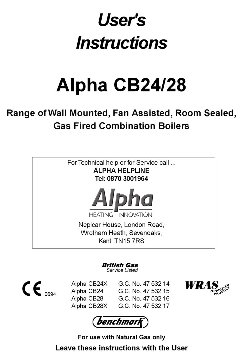 Alpha Alpha CB24 User instructions Alpha Alpha CB24 User instructions