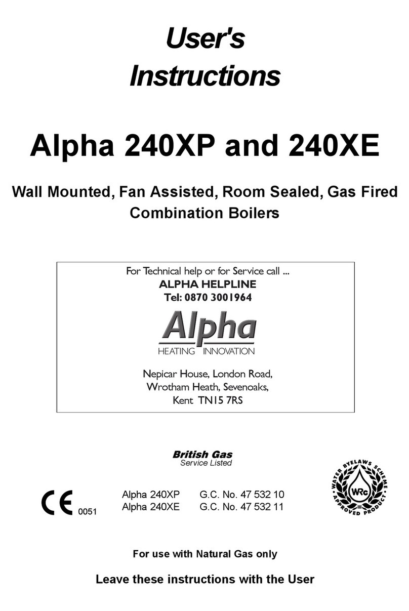 Alpha Alpha 240XP User manual