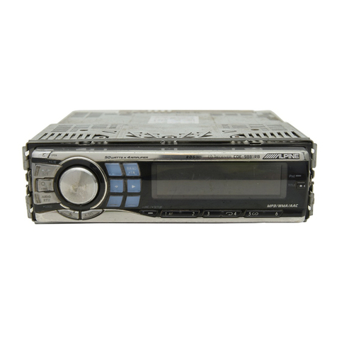 Alpine CDE-9881R User manual