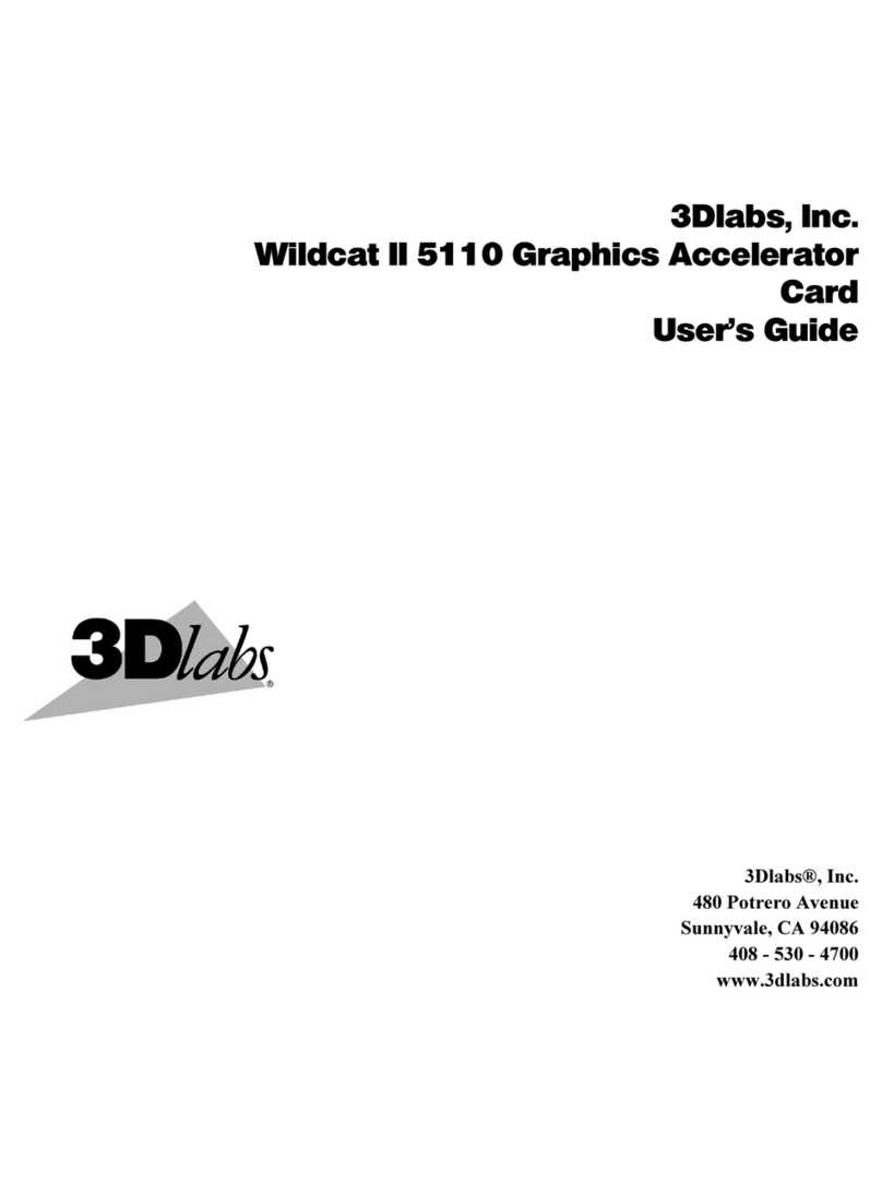 3Dlabs Wildcat II 5110 User manual