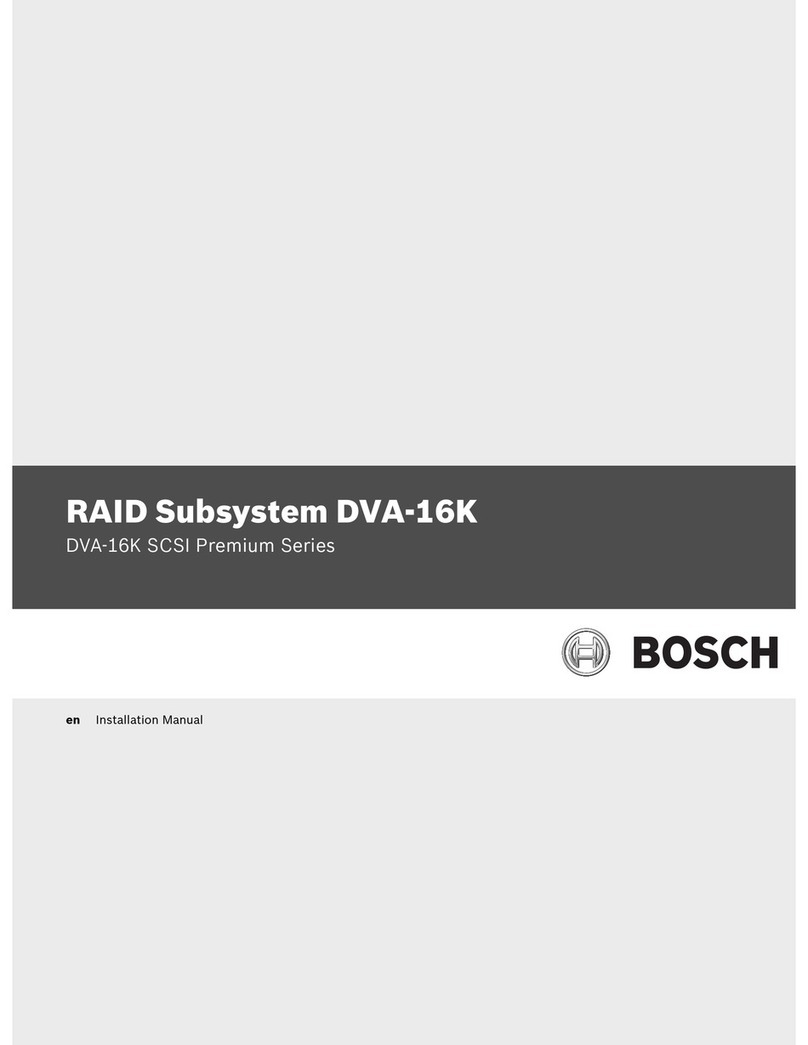 Bosch DVA-16K SCSI installation manual