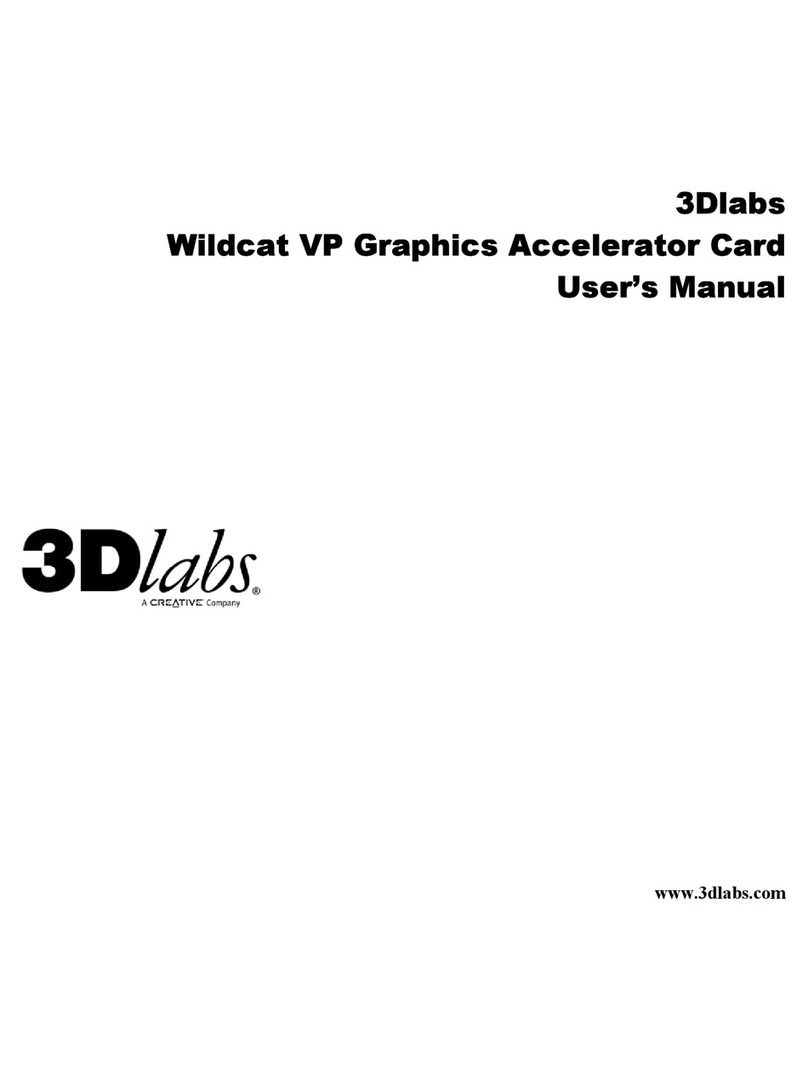 3Dlabs Wildcat VP user manual