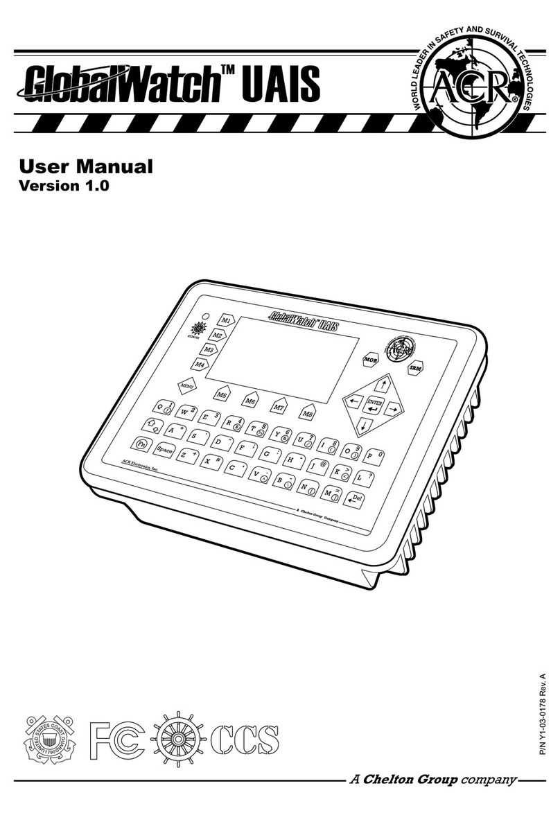 ACR Electronics GLOBALWATCH UAIS - QUICK User manual