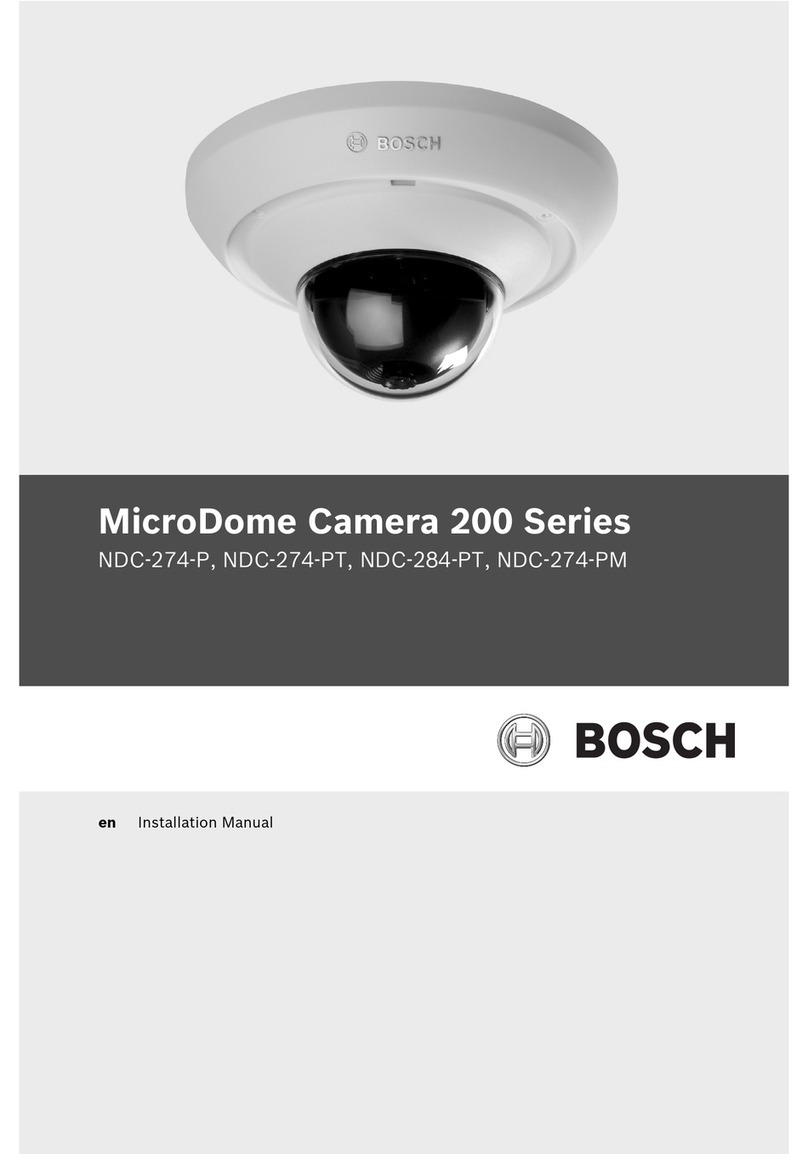 Bosch MicroDome NDC-274-P User manual