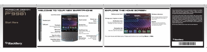 Blackbe;rry PORSCHE DESIGN P'9981 Instruction Manual