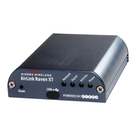 Sierra Wireless RavenXTV User manual Sierra Wireless RavenXTV User manual