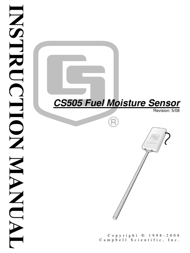 Campbell CS505 instruction manual Campbell CS505 instruction manual