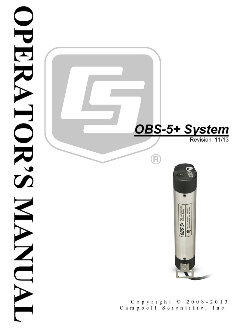 Campbell OBS-5+ User manual