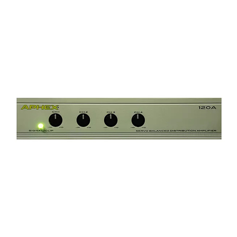 Aphex 120A owner's guide
