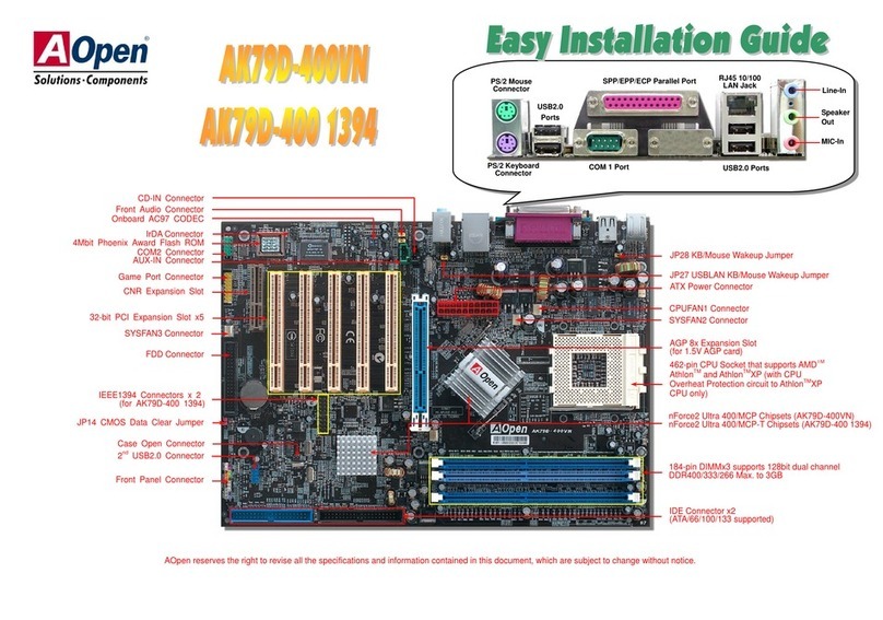 AOpen AK79D-400VN Datasheet AOpen AK79D-400VN Datasheet
