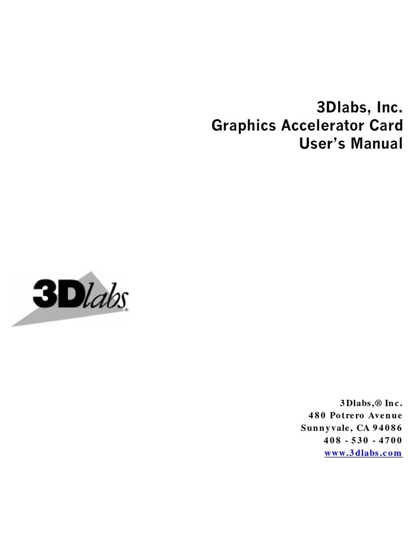 3Dlabs Oxygen GVX1 Pro User manual 3Dlabs Oxygen GVX1 Pro User manual