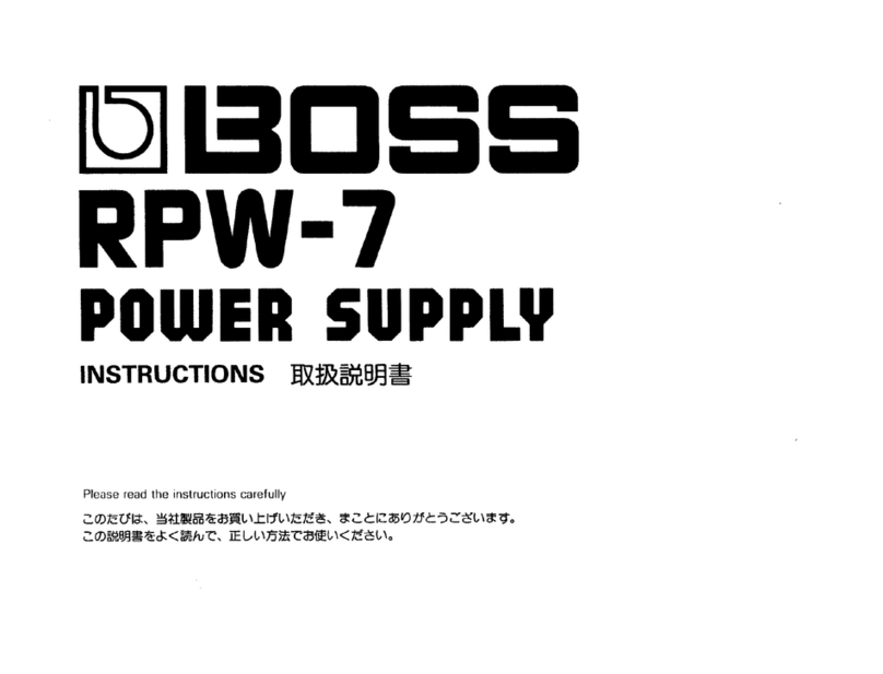 BOSSCO RPW-7 instructions
