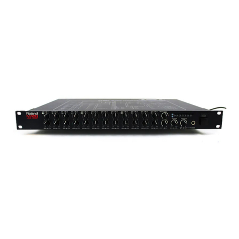 Roland M-120 User manual