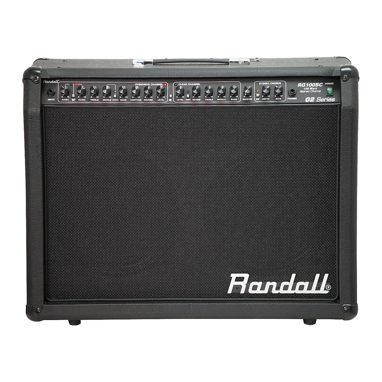 Randall RG100SC User manual