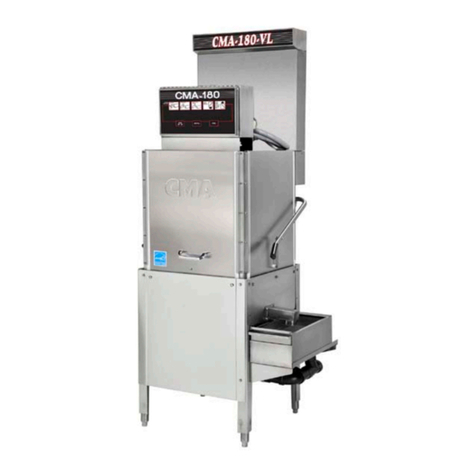 CMA Dishmachines CMA-180VL User manual