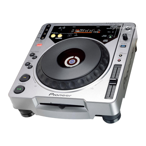 Pioneer CDJ-800 operating instructions