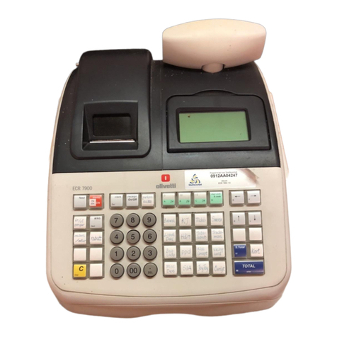 Olivetti ECR 7900 User manual