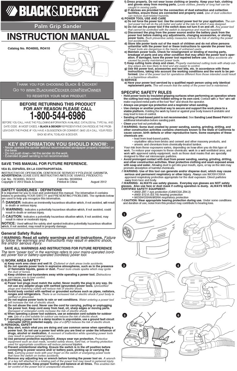 Black & Decker RO400G User manual