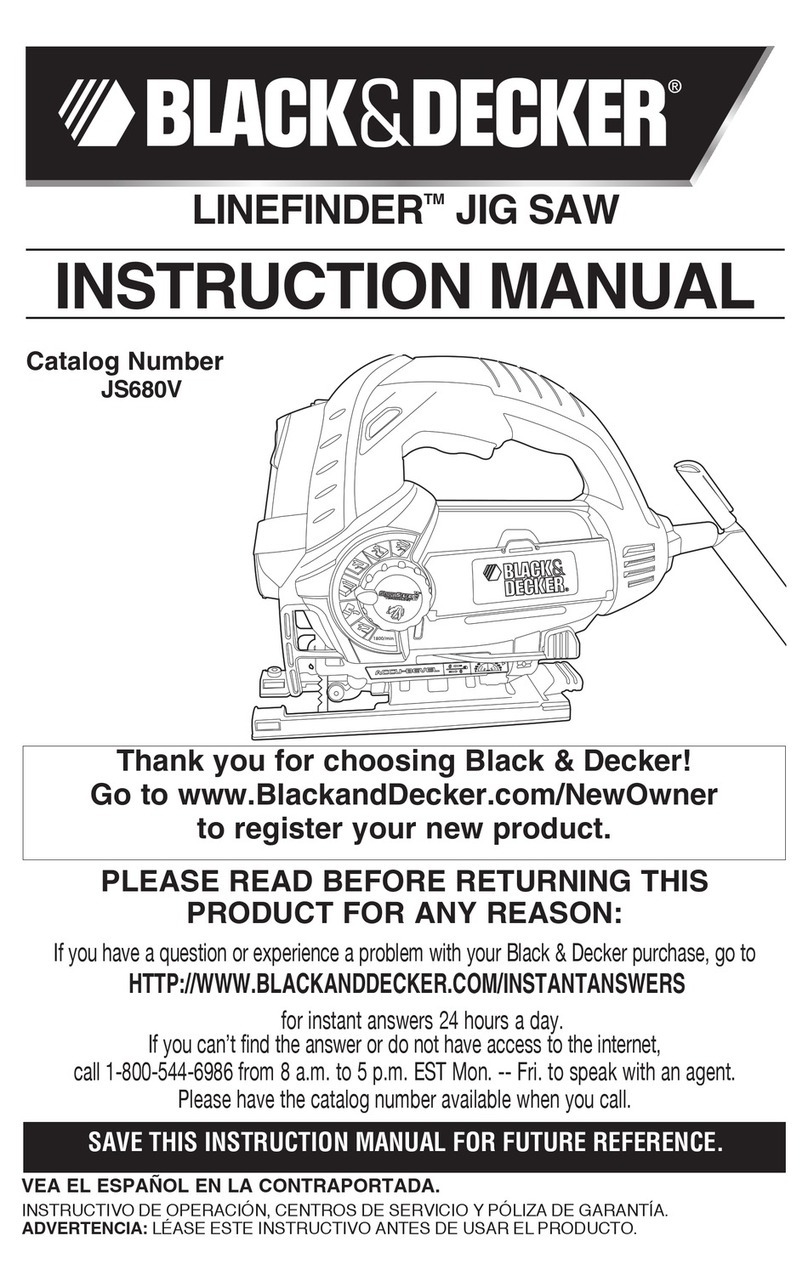 Black & Decker LINEFINDER JS680V User manual