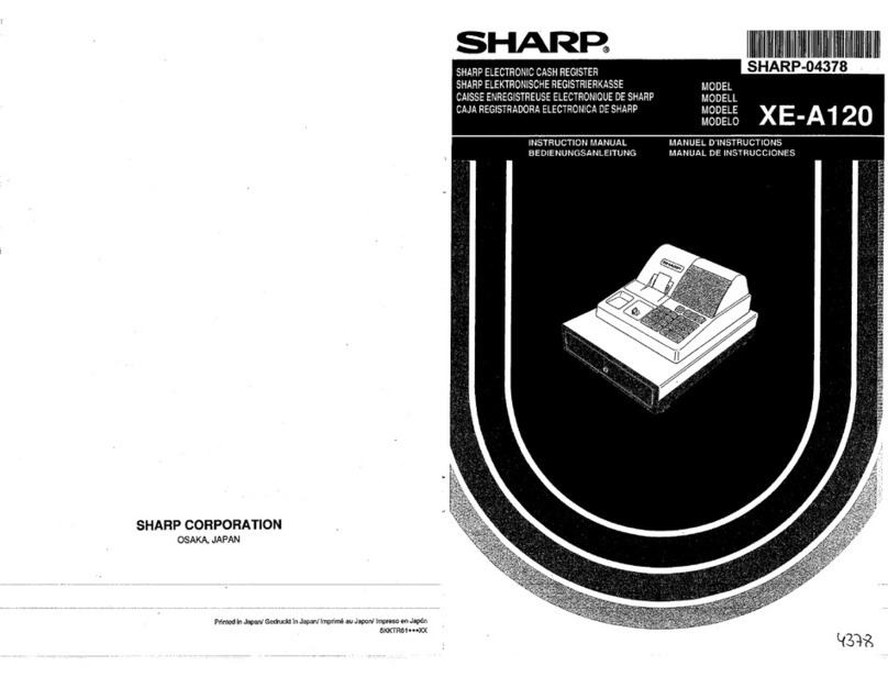 Sharp XE-A120 Quick start guide Sharp XE-A120 Quick start guide