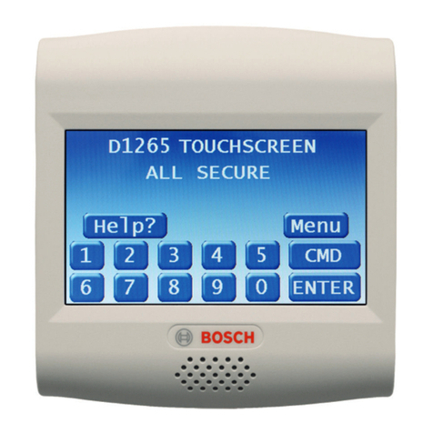 Bosch D1265 owner's manual