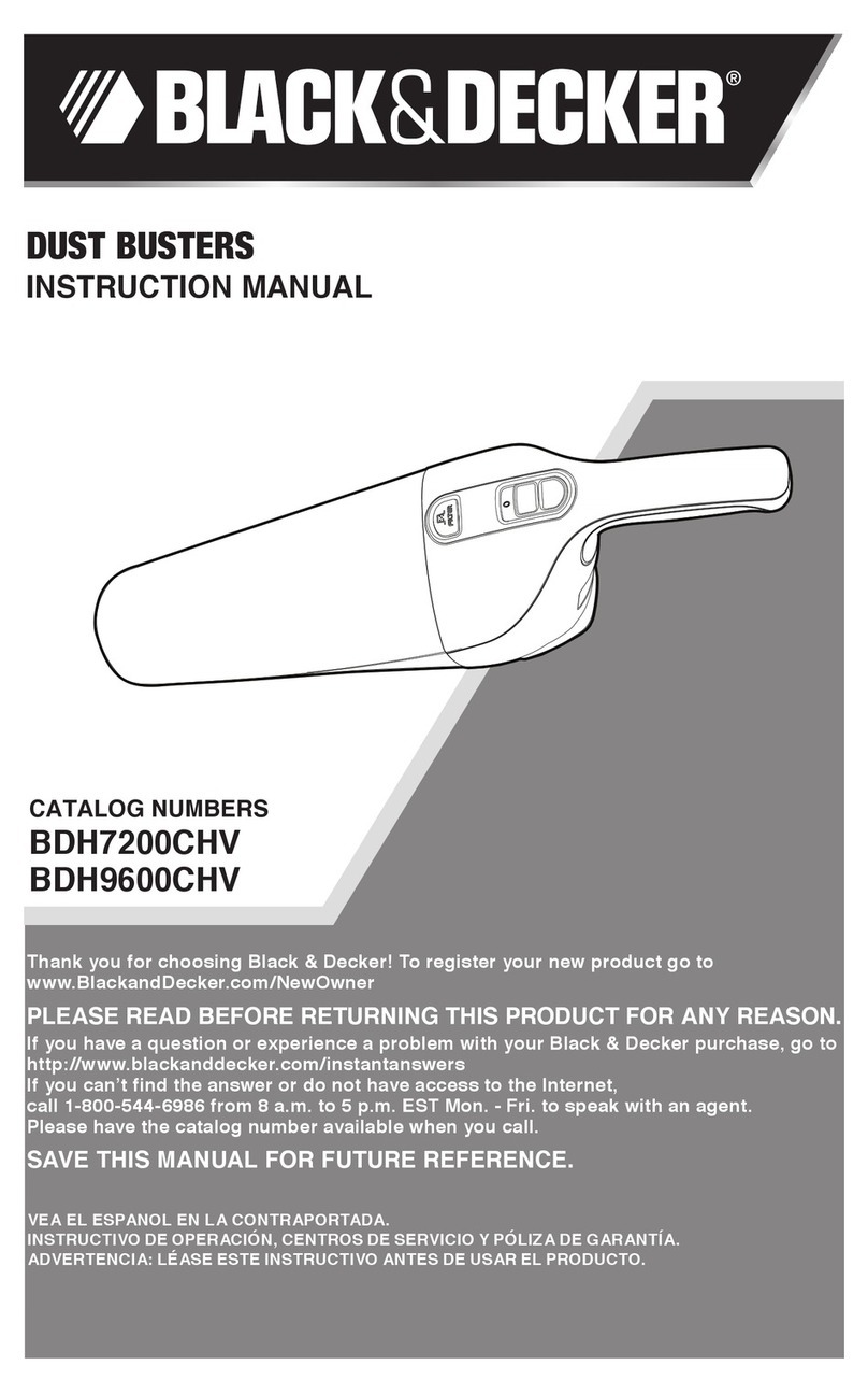 Black & Decker BDH7200CHV User manual
