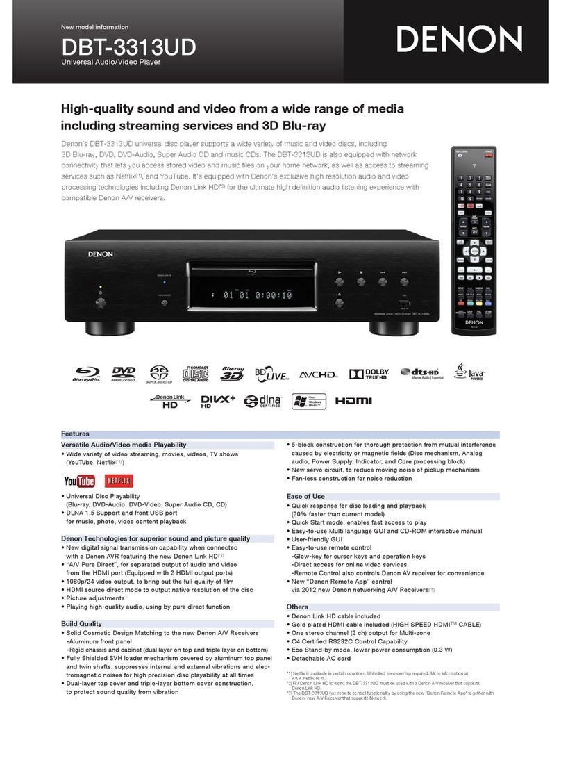Denon DBT-3313UD manual&nbsp;