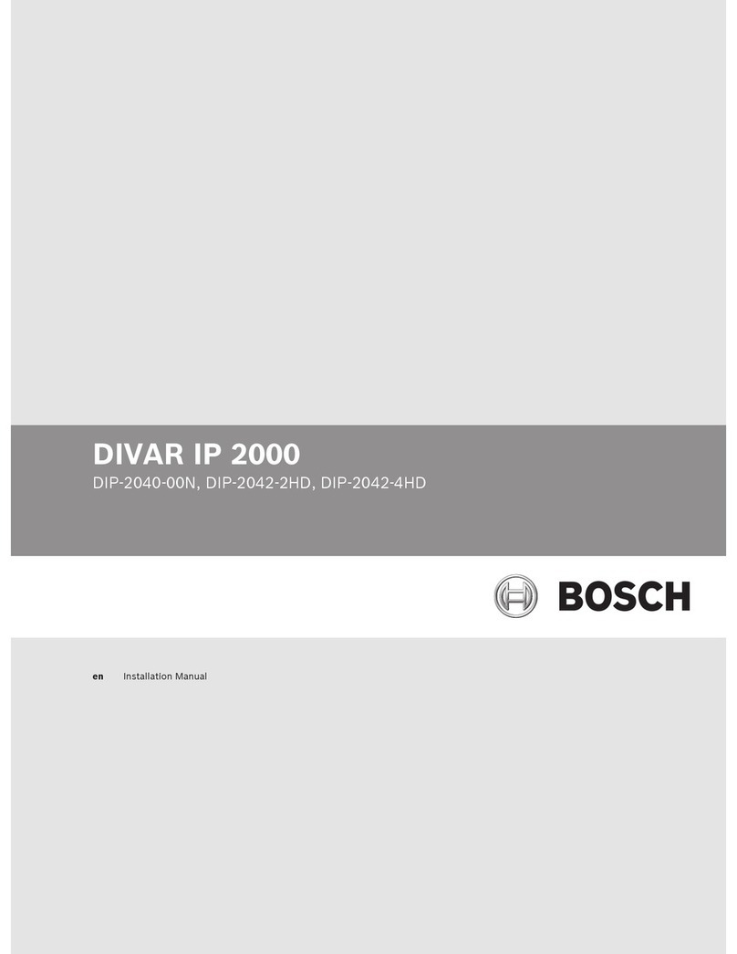 Bosch DIP-2040-00N installation manual