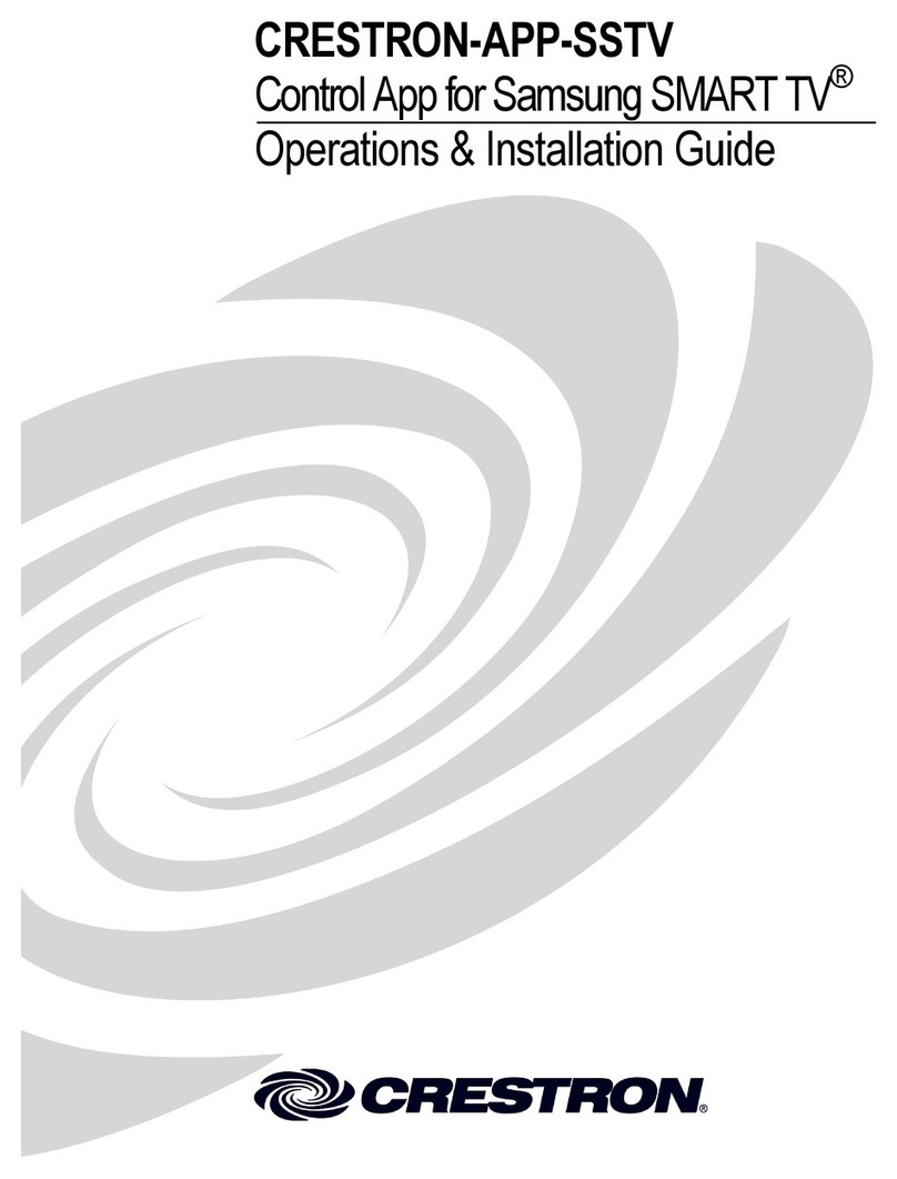 Crestron CRESTRON-APP-SSTV How to use