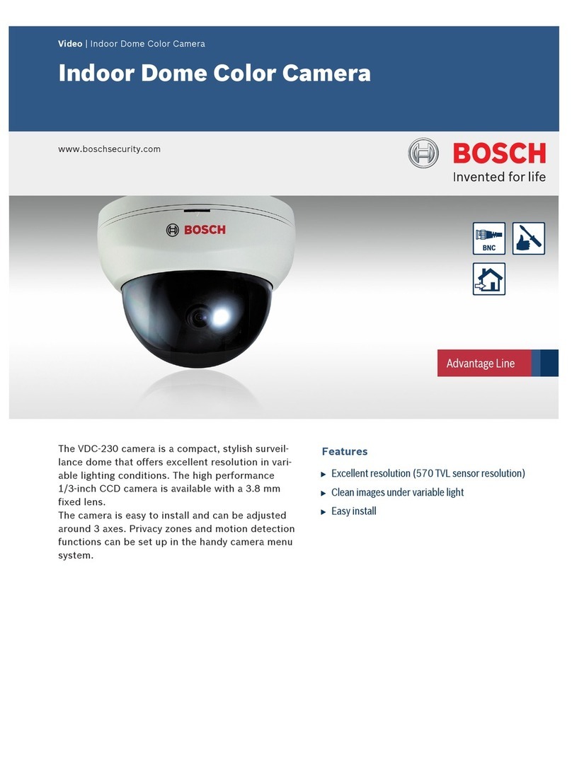 Bosch VDC-230 User manual Bosch VDC-230 User manual