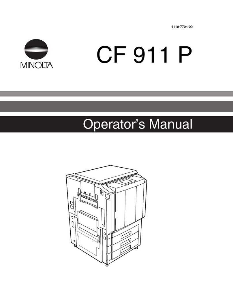 Minolta CF911P User manual