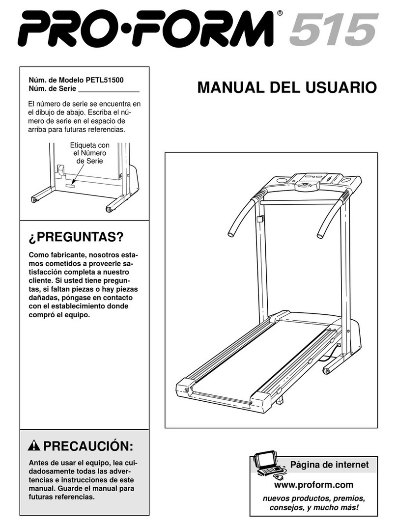 Pro-Form 515 User guide