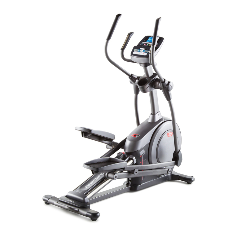 Pro-Form 510 E Elliptical User manual Pro-Form 510 E Elliptical User manual